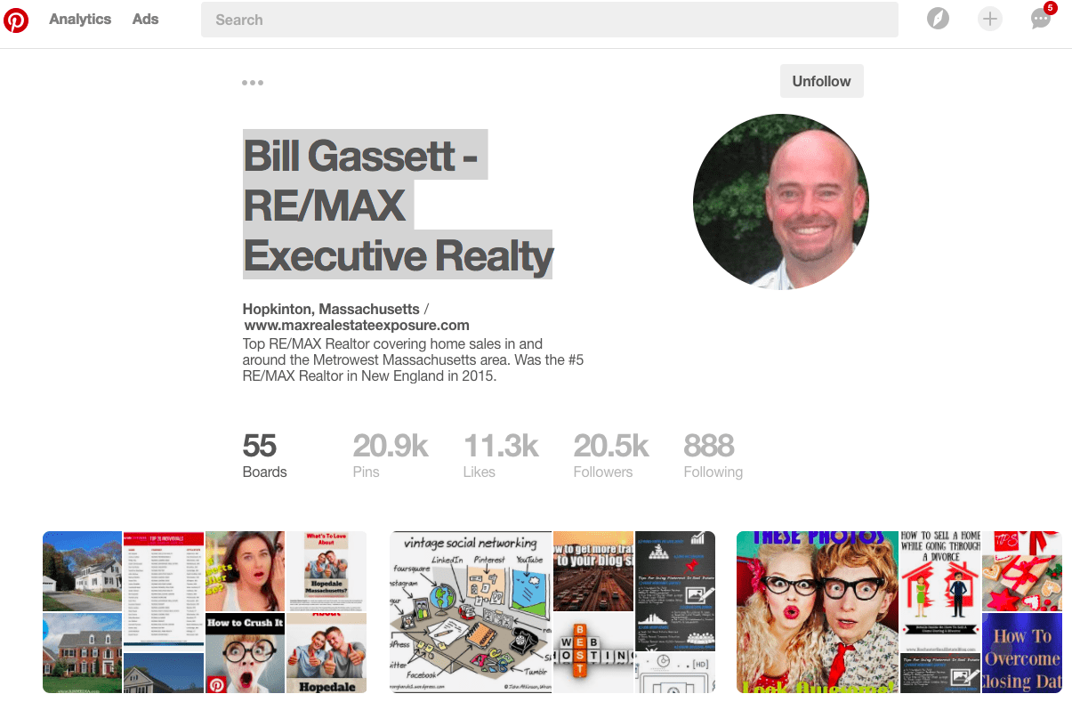 Bill Gassett Pinterest