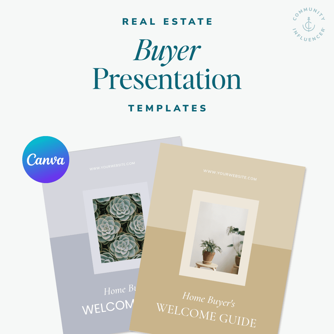 Real Estate Buyer Presentation Template Community Influencer® Real Estate Buyer Presentation Template Community Influencer®