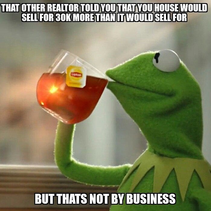 Real Estate Meme About Sellers