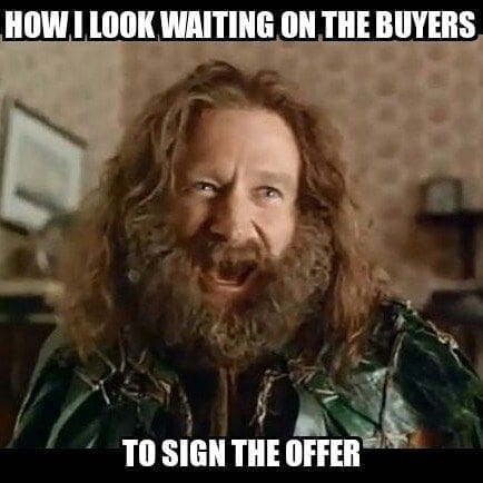 Real Estate Meme About Buyers